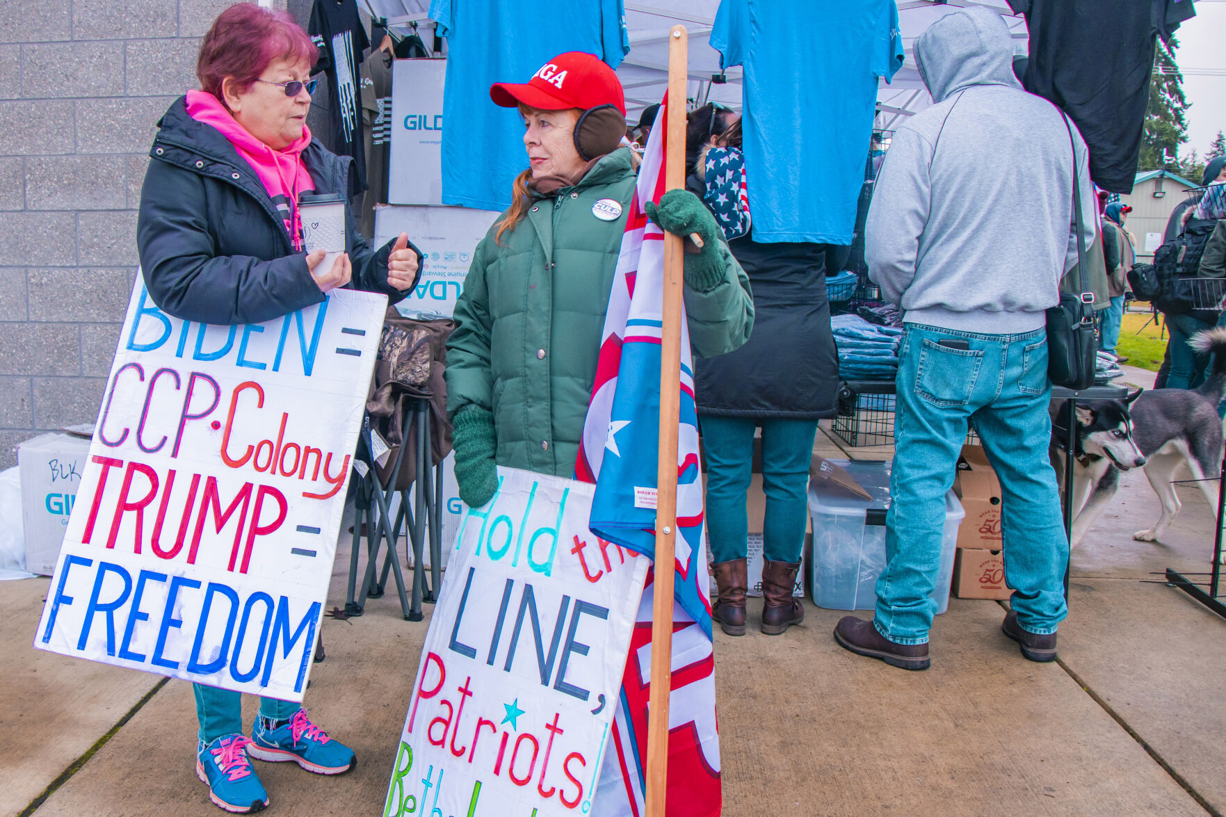 Open Yelm Now Rally